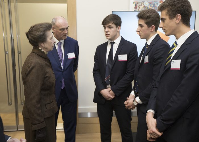 Guests at the 2017 QEPrize Winner Announcement meet HRH The Princess Royal