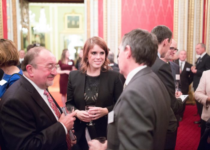 Guests meet HRH Princess Eugenie of York at the 2015 QEPrize Presentation