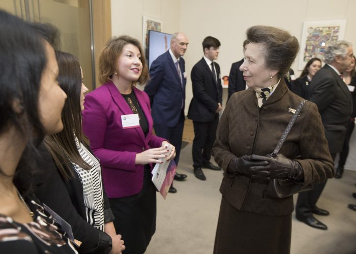 Guests meet HRH The Princess Royal at the 2017 QEPrize Winner Announcement 6