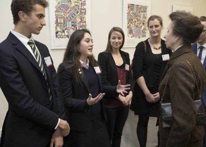 Guests meet HRH The Princess Royal at the 2017 QEPrize Winner Announcement