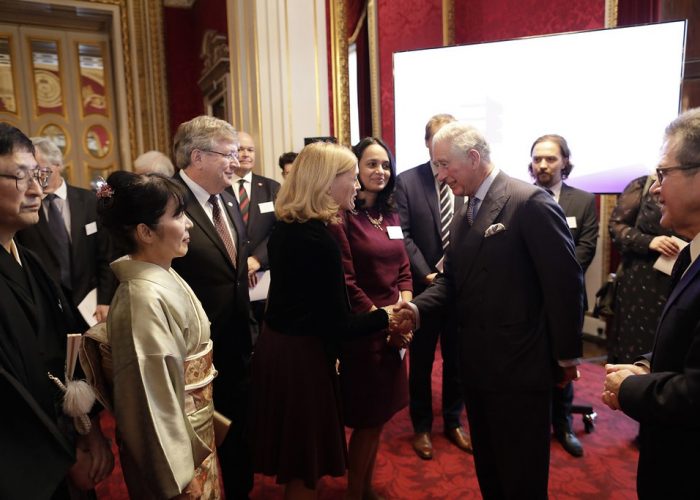 HRH The Prince of Wales meets guests at the 2017 QEPrize Presentation 3