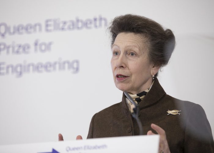 HRH The Princess Royal speaking at the 2017 QEPrize Winner Announcement