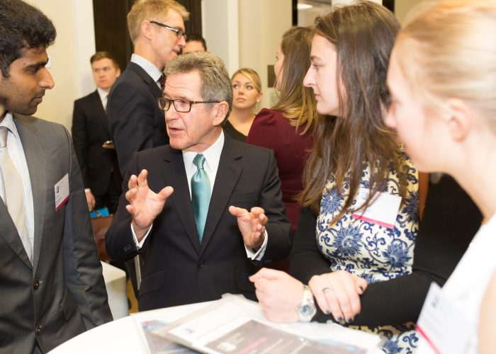 Lord Browne meets guests at the 2015 QEPrize Presentation (2)